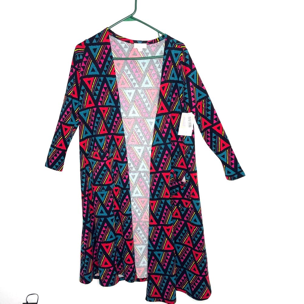 LulaRoe women's SARAH knit cardigan knit sweater duster length open no button